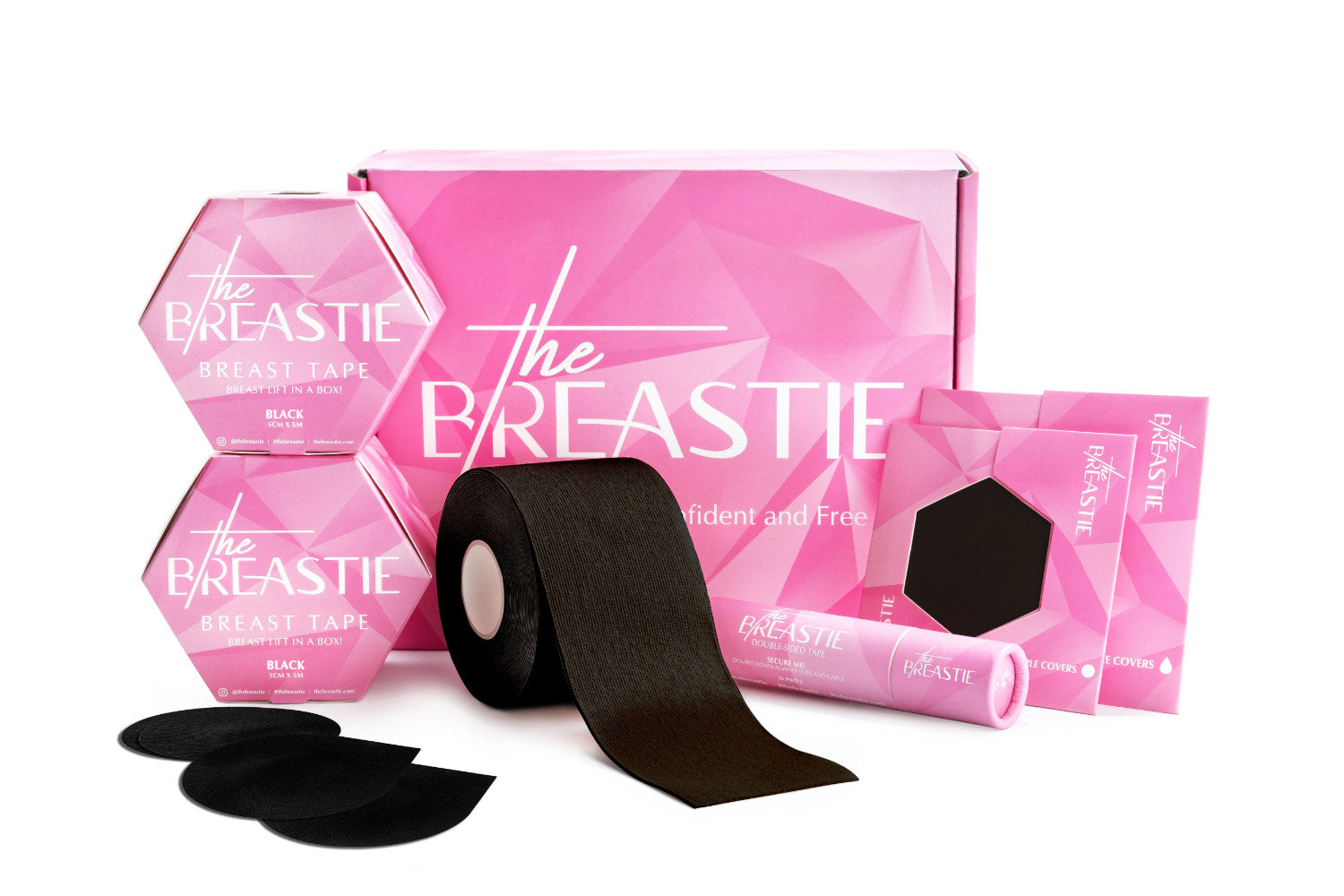 The Breastie Bundle (Black) - Feel Beautiful, Confident and Free!