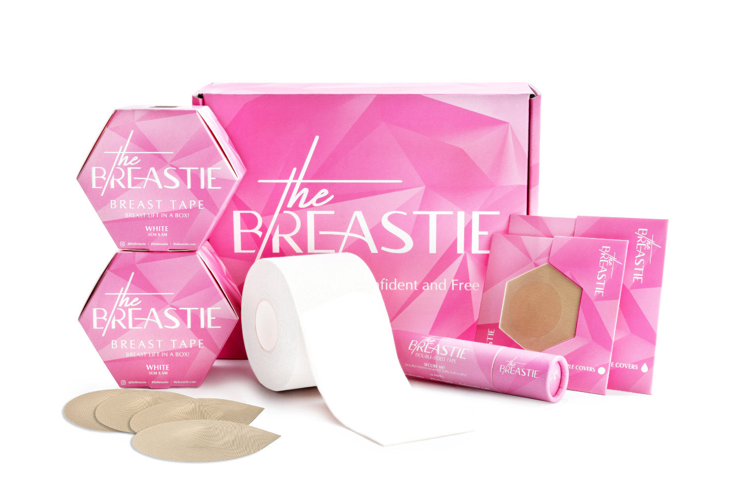 The Breastie Bundle (White) - Feel Beautiful, Confident and Free!